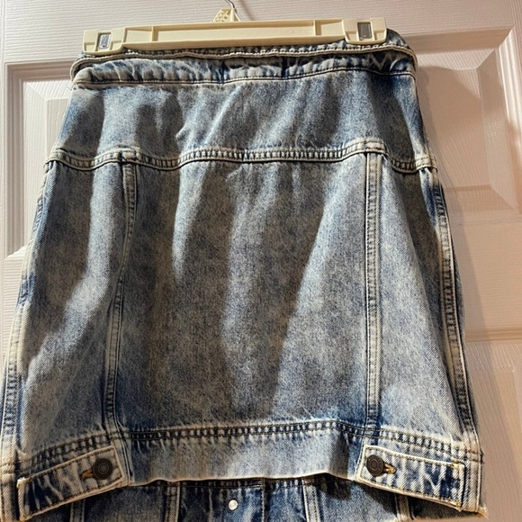 Jeans denim skirt Moschino Runway HM washed denim designer rare collection - Picture 5 of 5